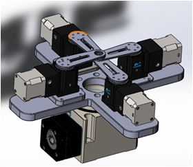 Sistema de posicionamento rotativo de múltiplos eixos