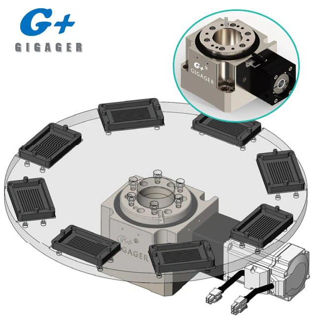 Mesa rotativa de engrenagem hipóide impulsiona sua linha de automação